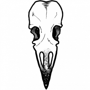 Jaeger Raven Skull Logo