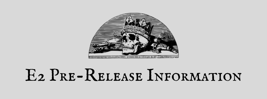 Read more about the article E2 Pre-Release Information