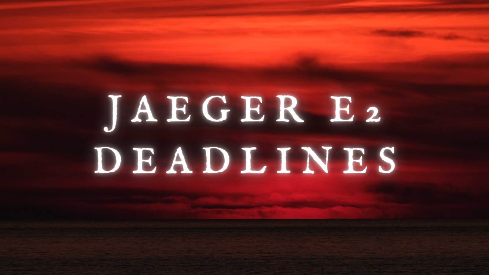 Read more about the article Important Deadlines! Friday 3rd April