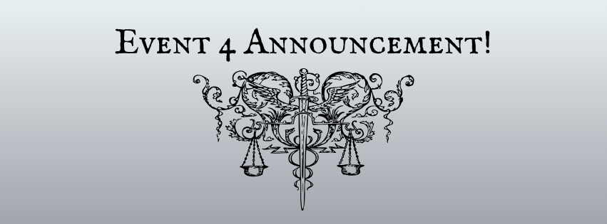 You are currently viewing Event 4 Announcement!